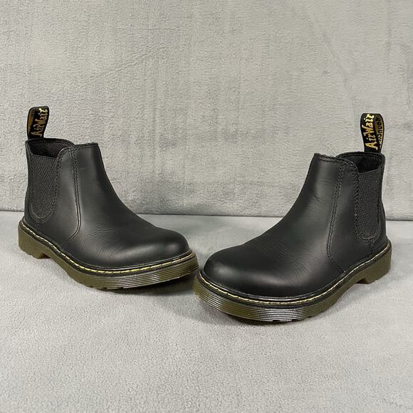 Dr. Martens Other - Dr Martens 2976 J Chelsea Boots Black Kids US 3 Youth Slip On Side Zip